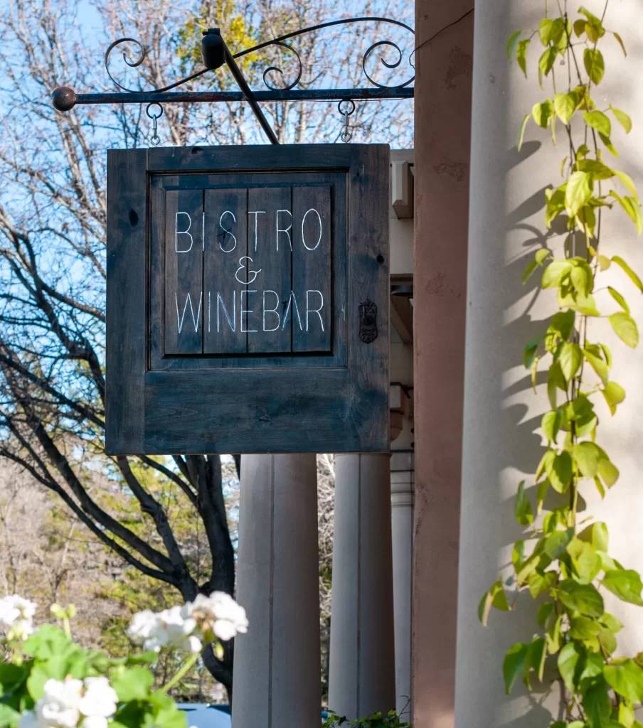 Backdoor Bistro Back Sign